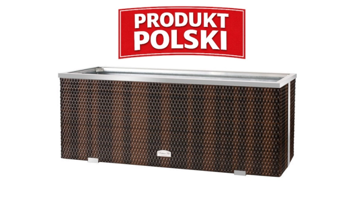 Donica ogrodowa technorattanowa